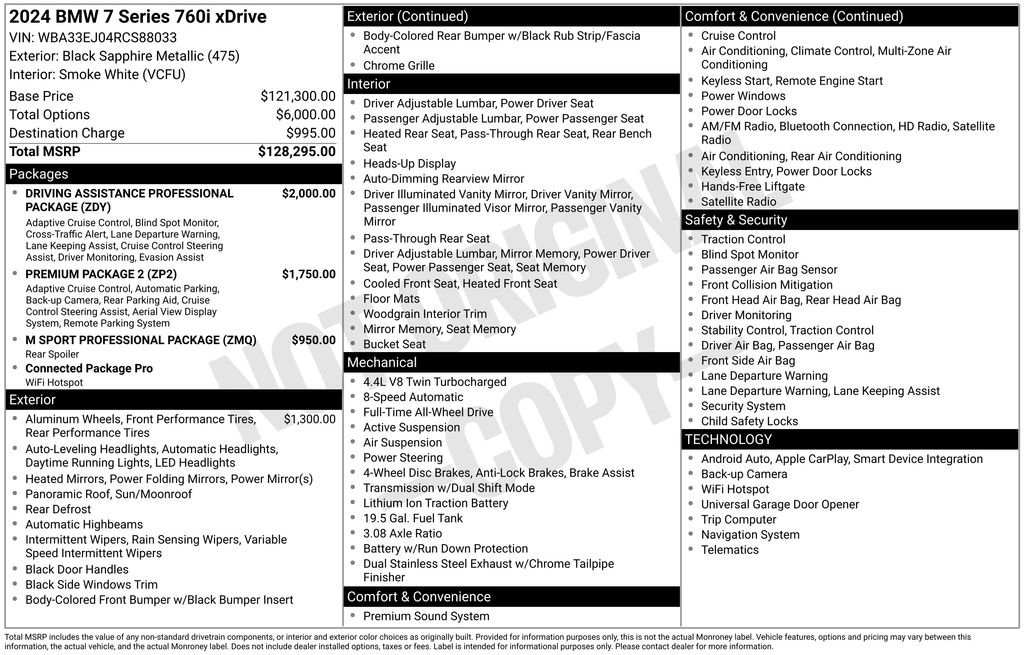 Used 2024 BMW 760i xDrive image 40