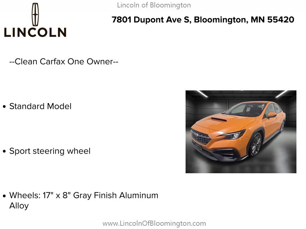 Used 2024 Subaru WRX AWD/4WD image 5