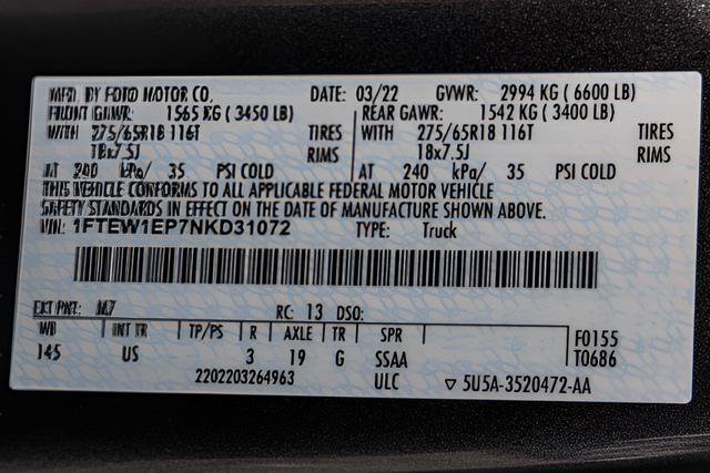 Used 2022 Ford F150 XLT w/ Equipment Group 302A High image 19