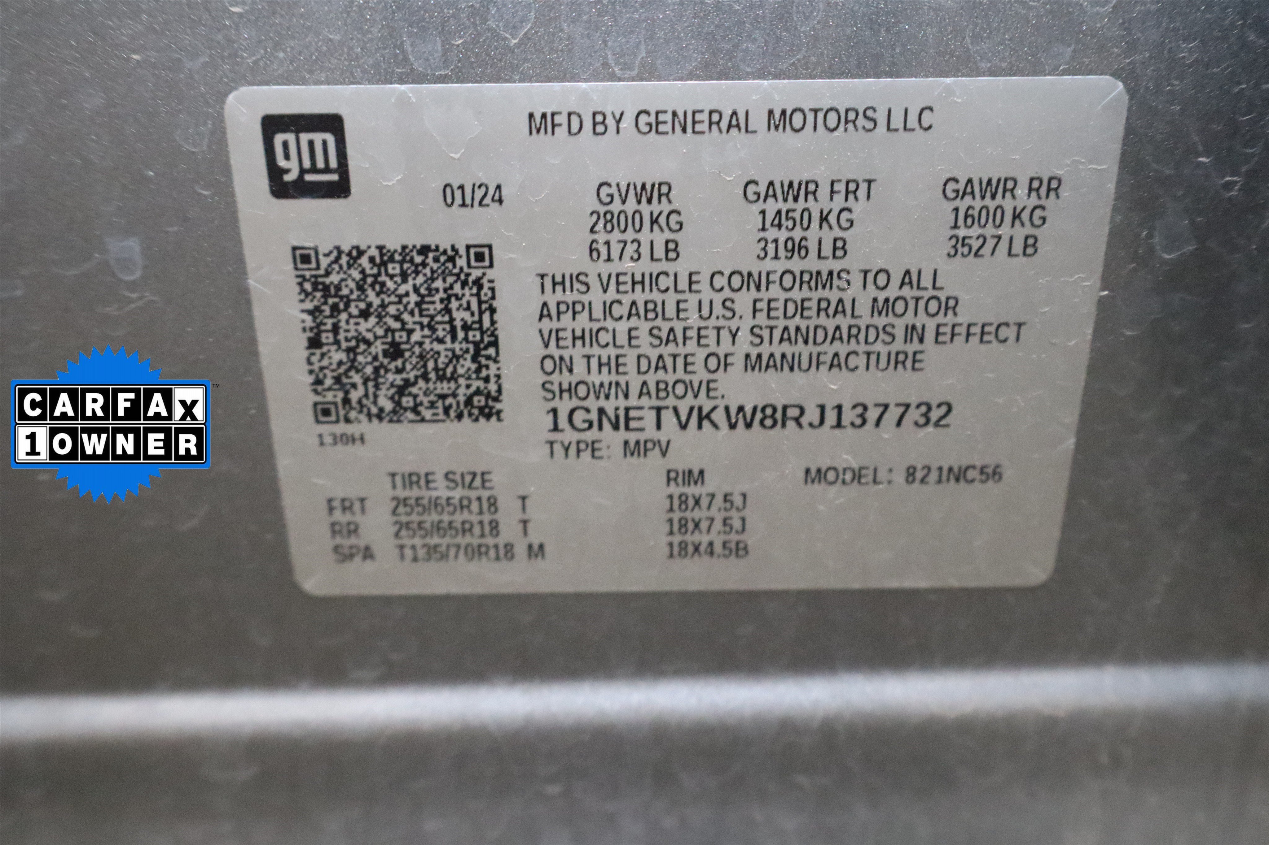 Certified 2024 Chevrolet Traverse LT AWD/4WD image 36