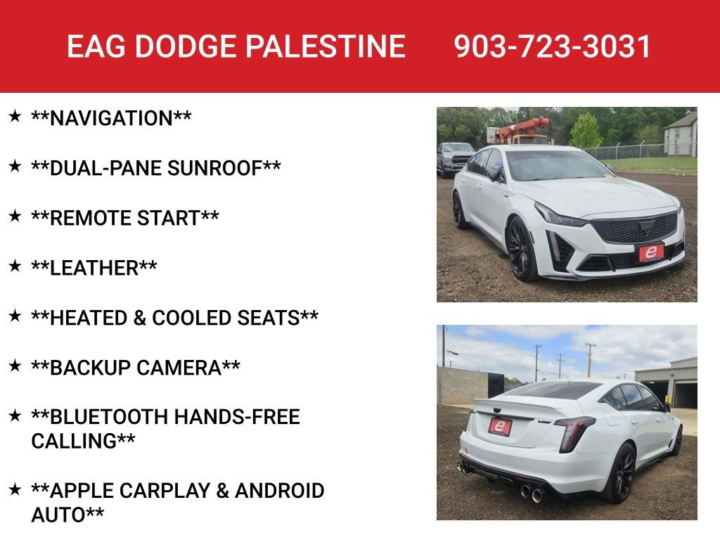 Used 2023 Cadillac CT5 V Blackwing w/ Driver Assist Package image 4