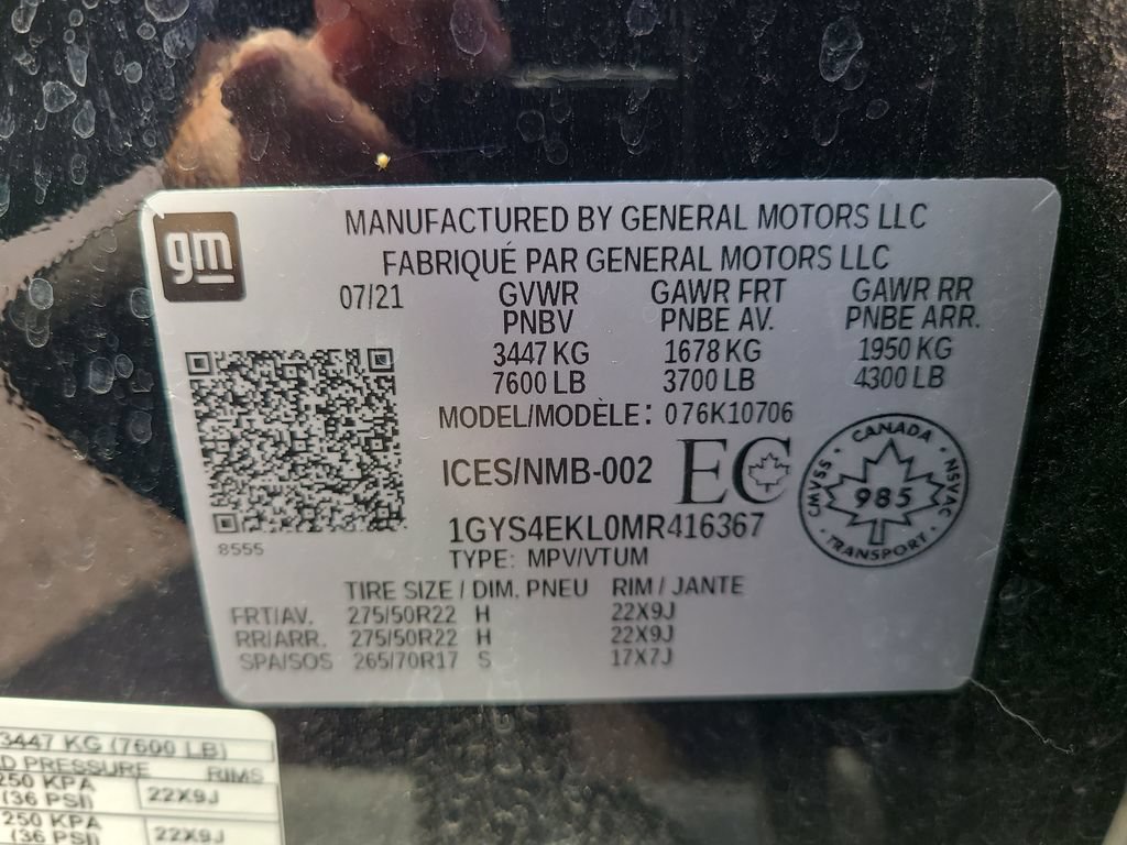 Used 2021 Cadillac Escalade Sport w/ LPO, Illumination Package AWD/4WD image 48