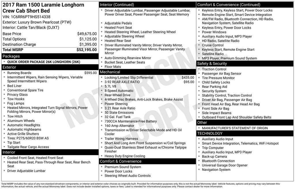 Used 2017 RAM 1500 Laramie Longhorn image 6