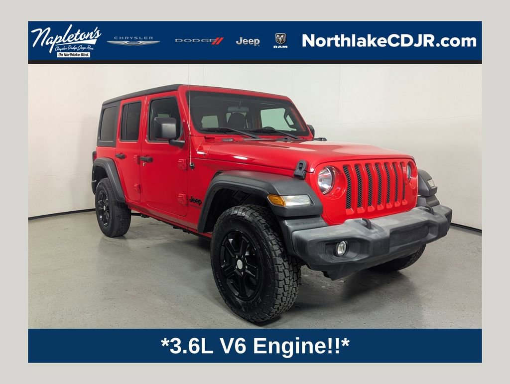 Used 2022 Jeep Wrangler Unlimited Sport AWD/4WD image 1