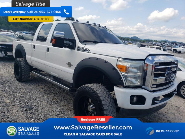 Used 2014 Ford F250 Platinum w/ FX4 Off-Road Package AWD/4WD image 5