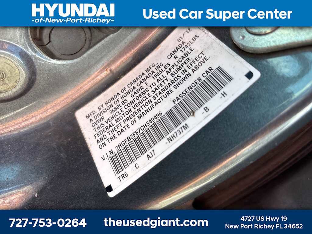 Used 2012 Honda Civic HF image 9