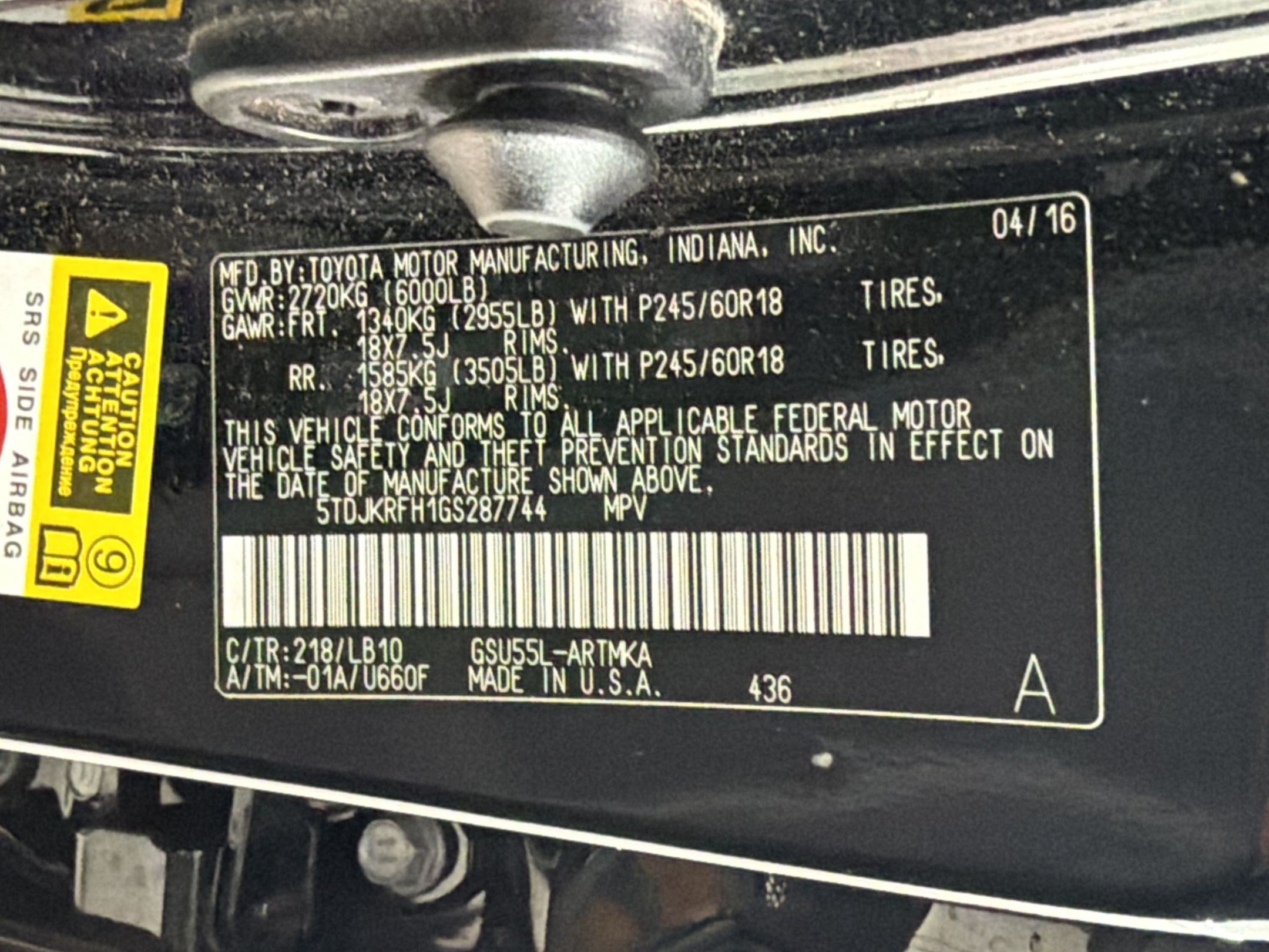 Used 2016 Toyota Highlander XLE AWD/4WD image 22