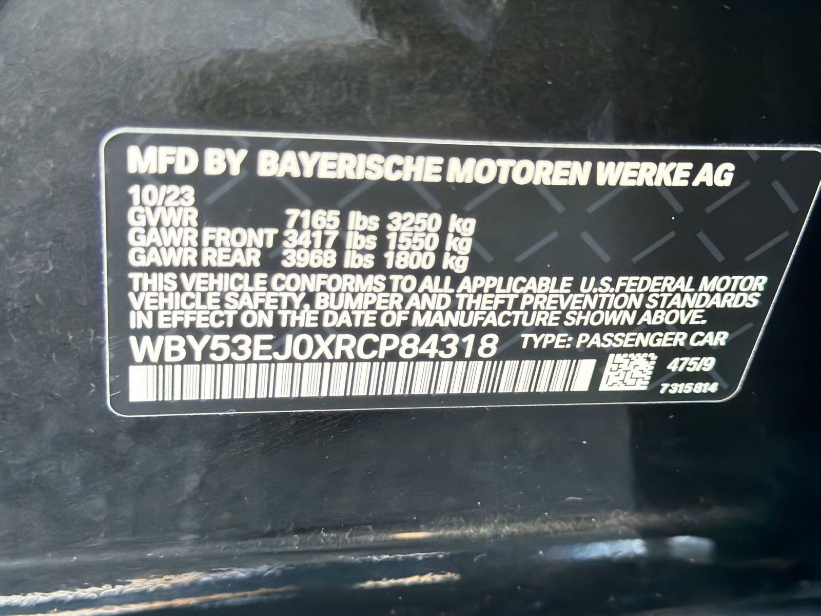 Certified 2024 BMW i7 xDrive60 image 20