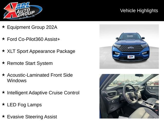 Used 2021 Ford Explorer XLT w/ Equipment Group 202A image 2