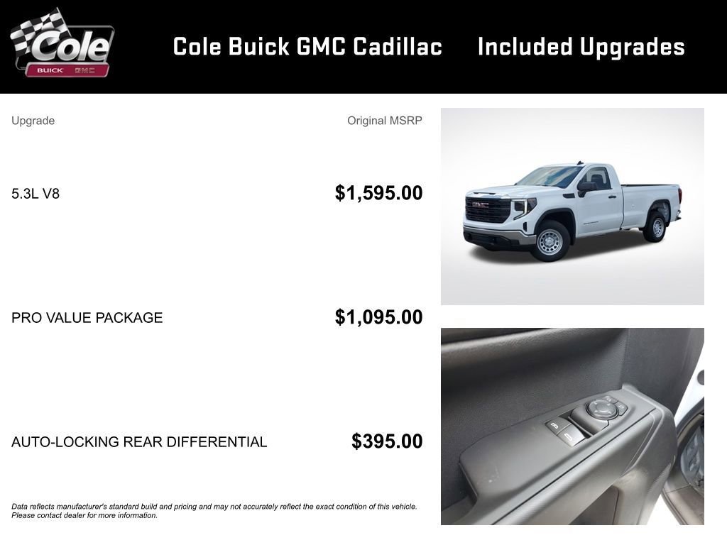 New 2025 GMC Sierra 1500 Pro w/ Pro Value Package image 4