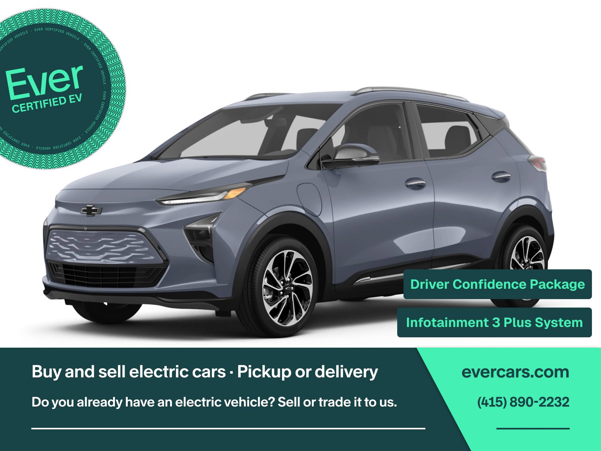 Used 2023 Chevrolet Bolt EUV LT w/ Driver Confidence Package FWD image 1