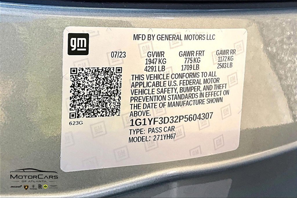 Used 2023 Chevrolet Corvette Z06 image 22