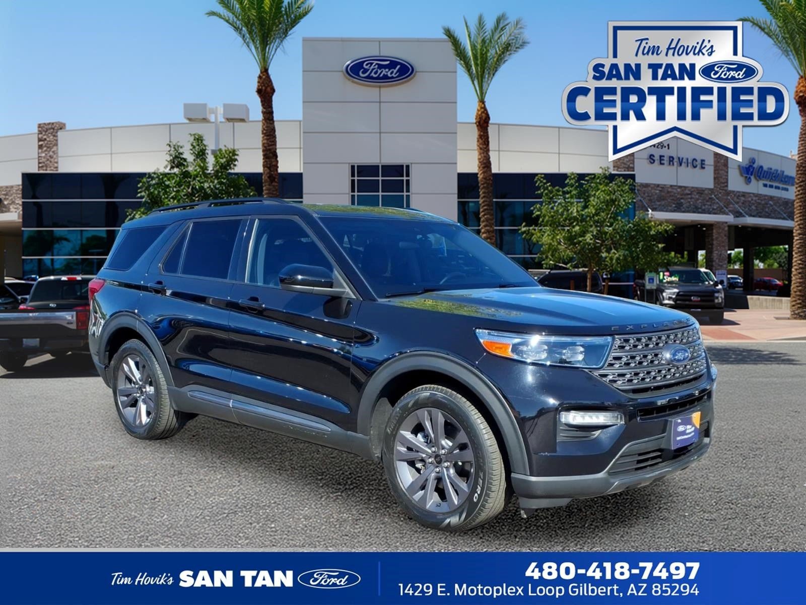 Certified 2023 Ford Explorer XLT w/ Equipment Group 202A