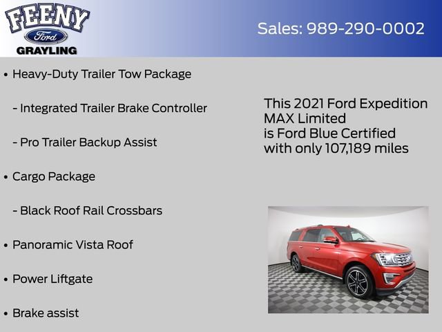 Used 2021 Ford Expedition Max Limited AWD/4WD image 20