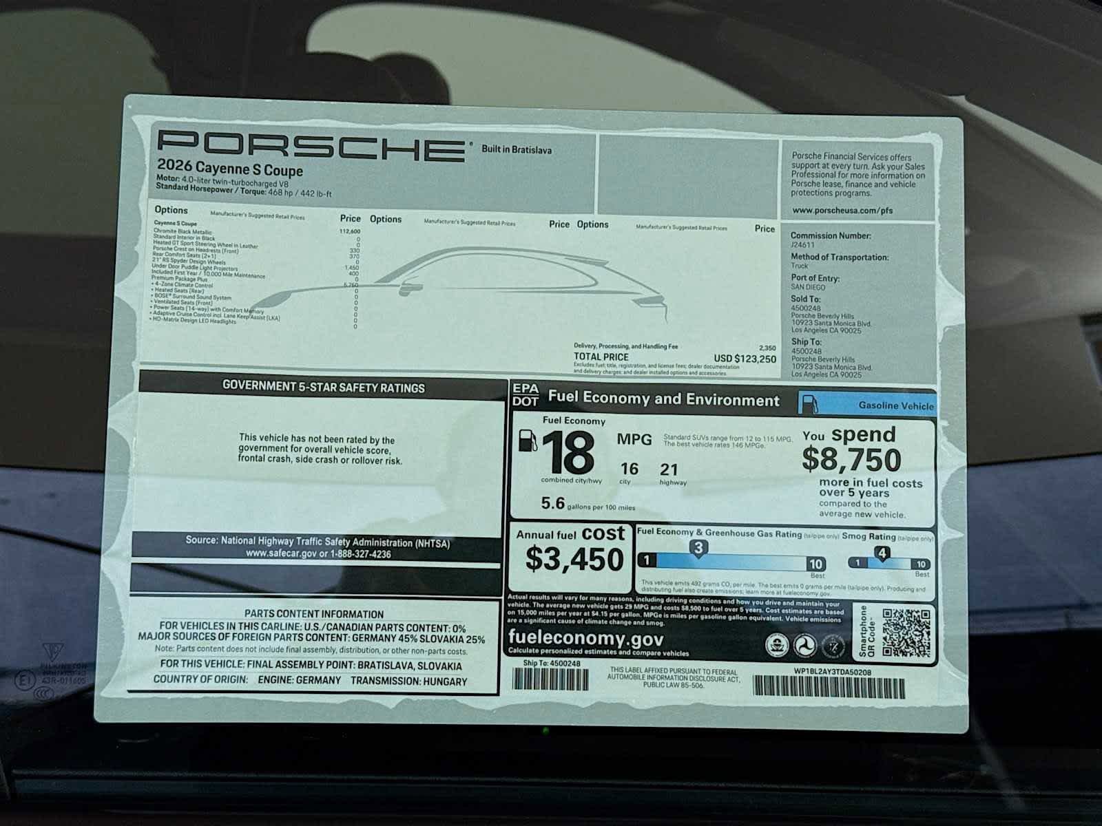 New 2026 Porsche Cayenne S AWD/4WD image 26