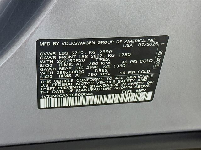 New 2026 Volkswagen Atlas SE image 20