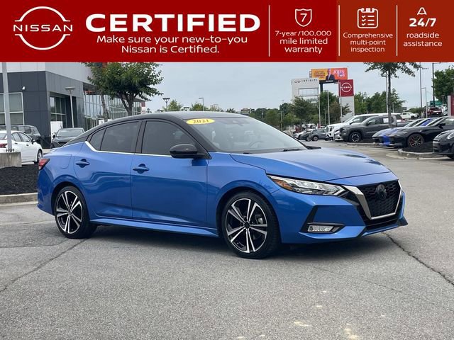 Certified 2021 Nissan Sentra SR w/ Trunk Package FWD image 1