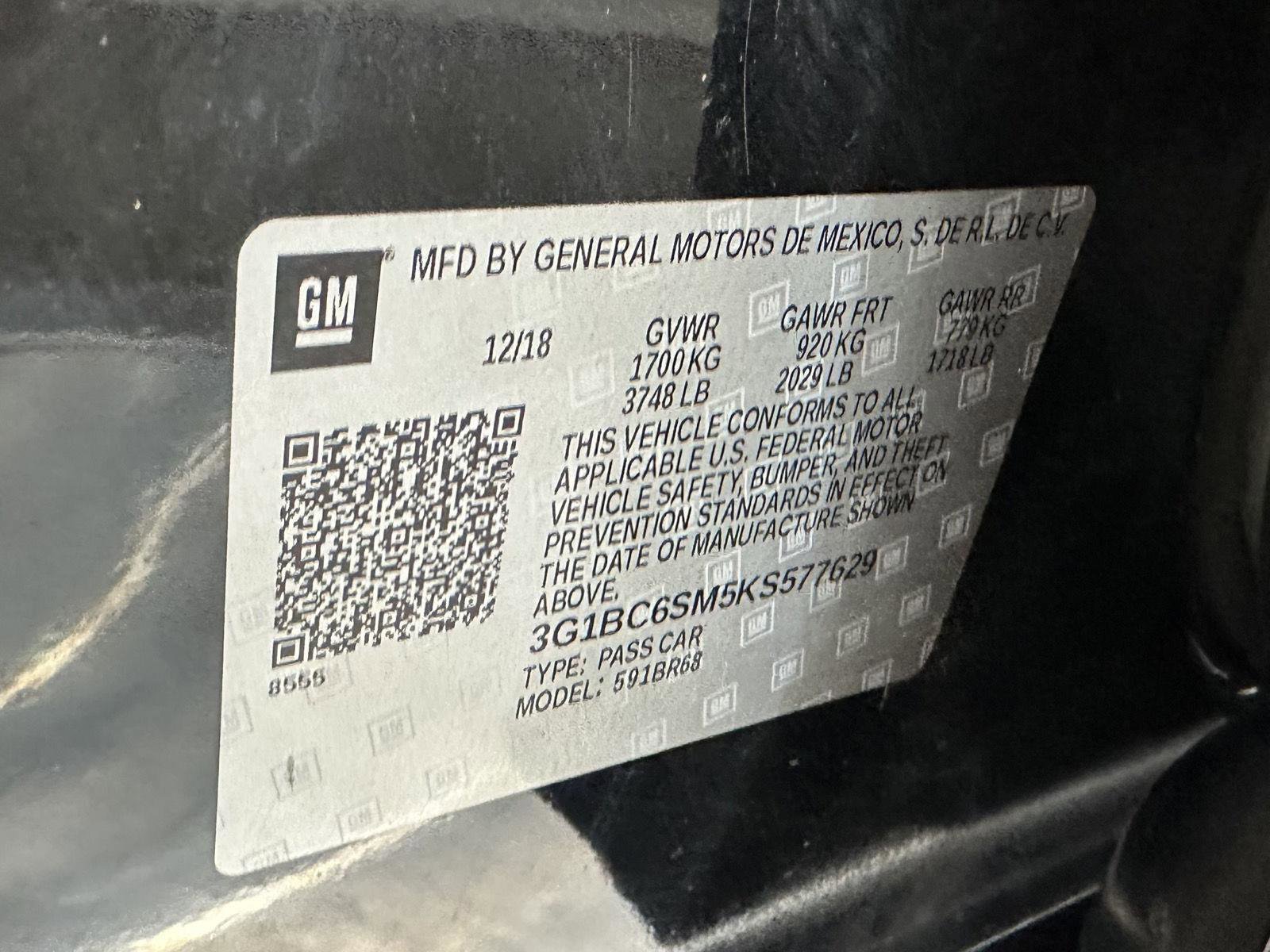 Used 2019 Chevrolet Cruze LS w/ LS Convenience Package image 13