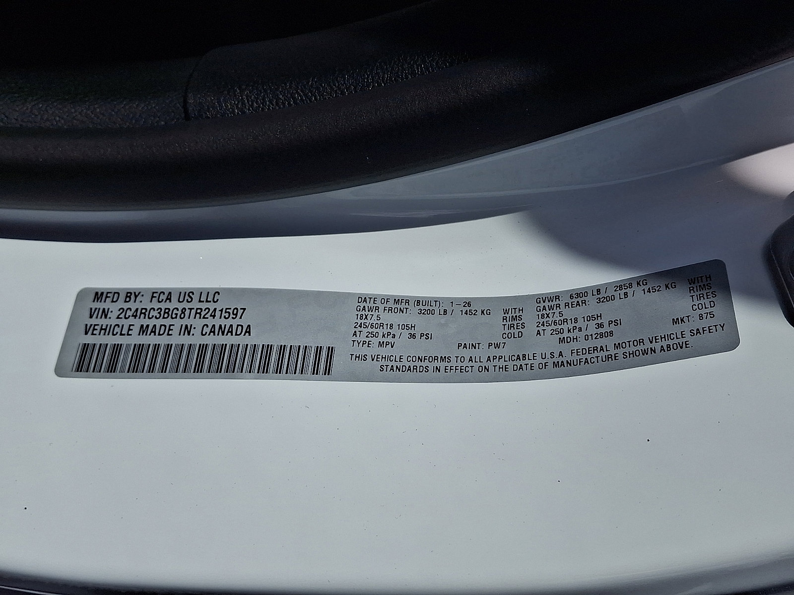 New 2026 Chrysler Pacifica Select image 16