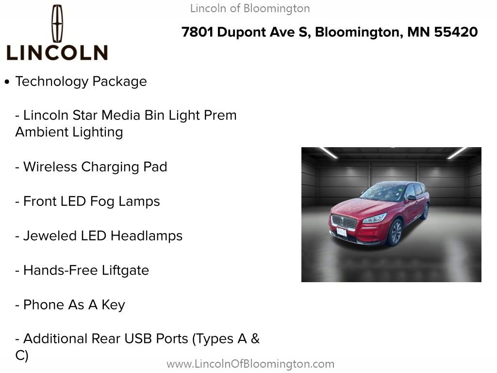 Certified 2022 Lincoln Corsair Reserve w/ Equipment Group 201A image 10