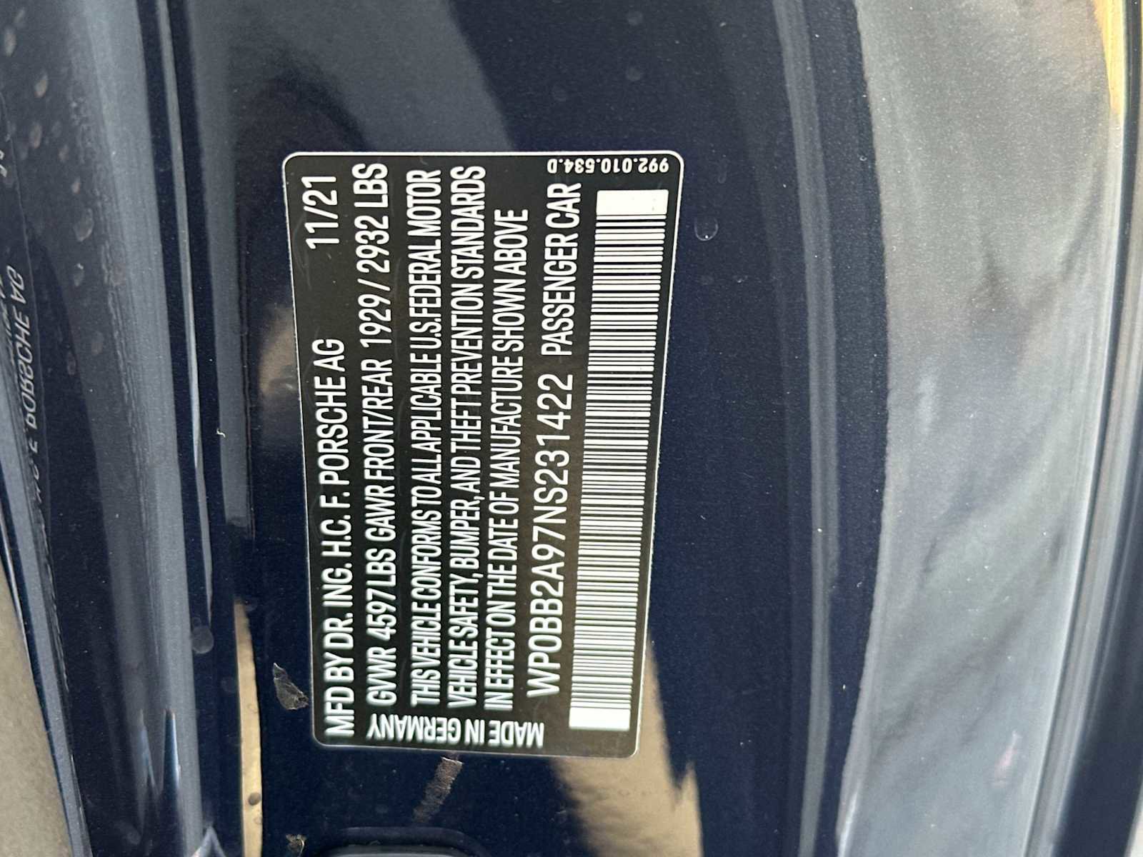 Certified 2022 Porsche 911 Targa 4S image 30