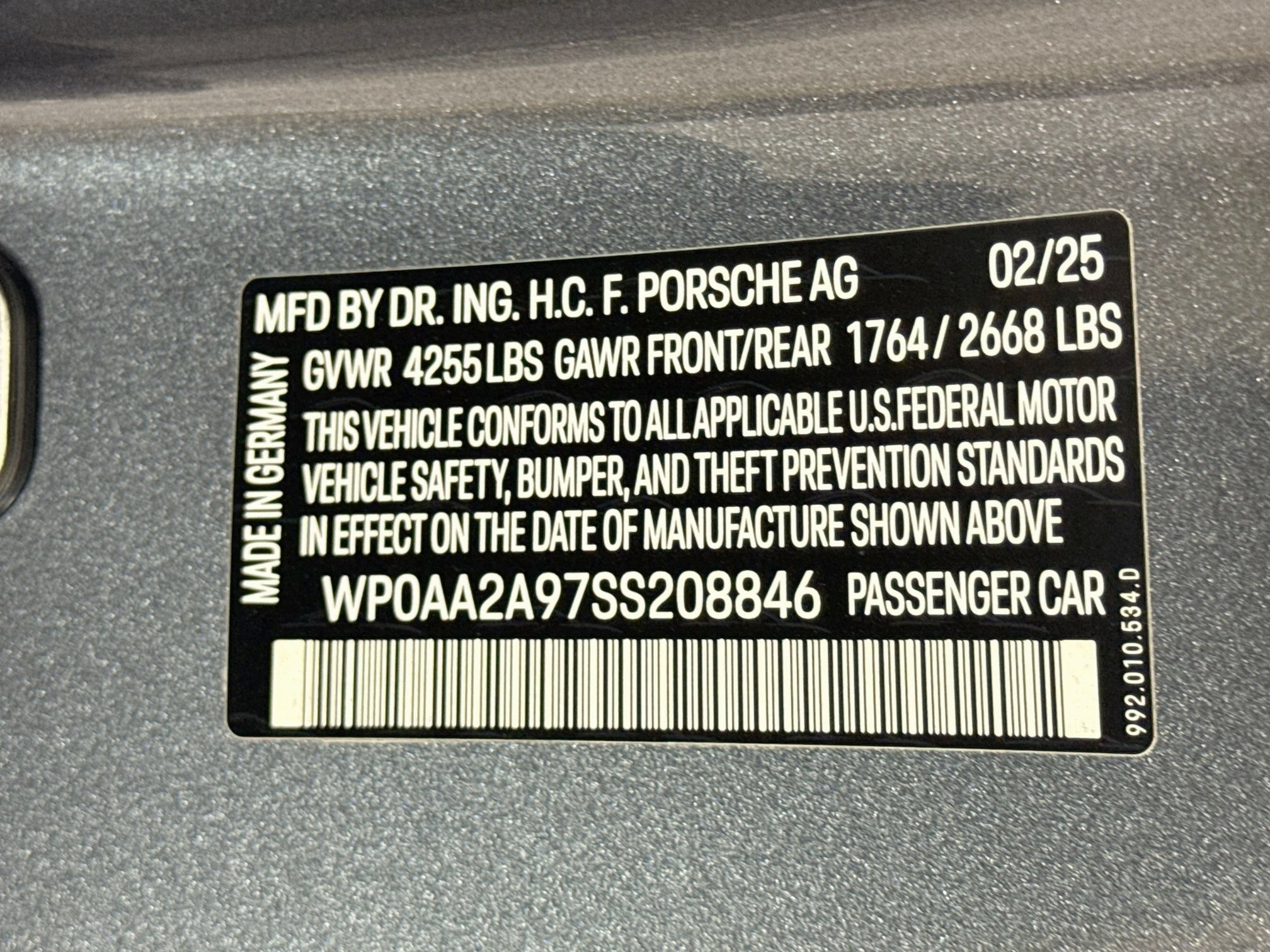 Certified 2025 Porsche 911 Carrera T RWD image 29