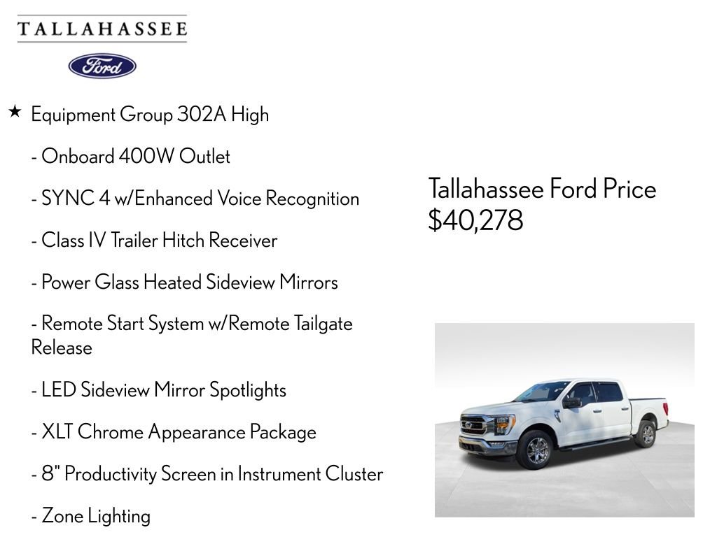 Used 2023 Ford F150 XLT w/ Equipment Group 302A High image 8