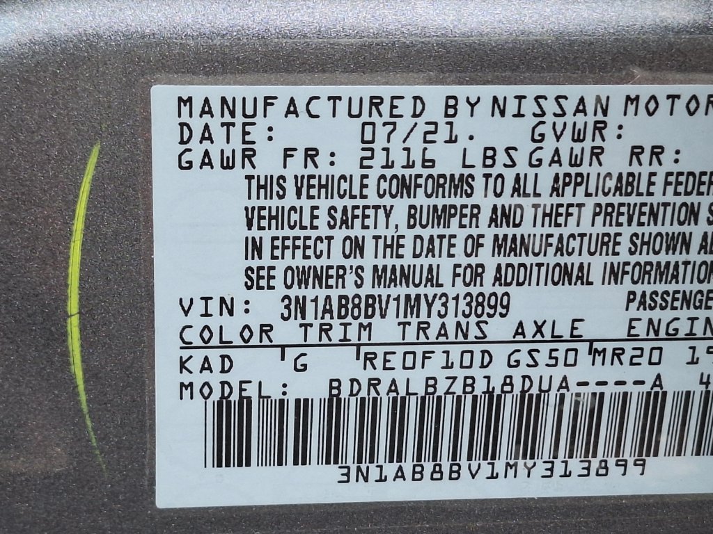 Used 2021 Nissan Sentra S FWD image 32