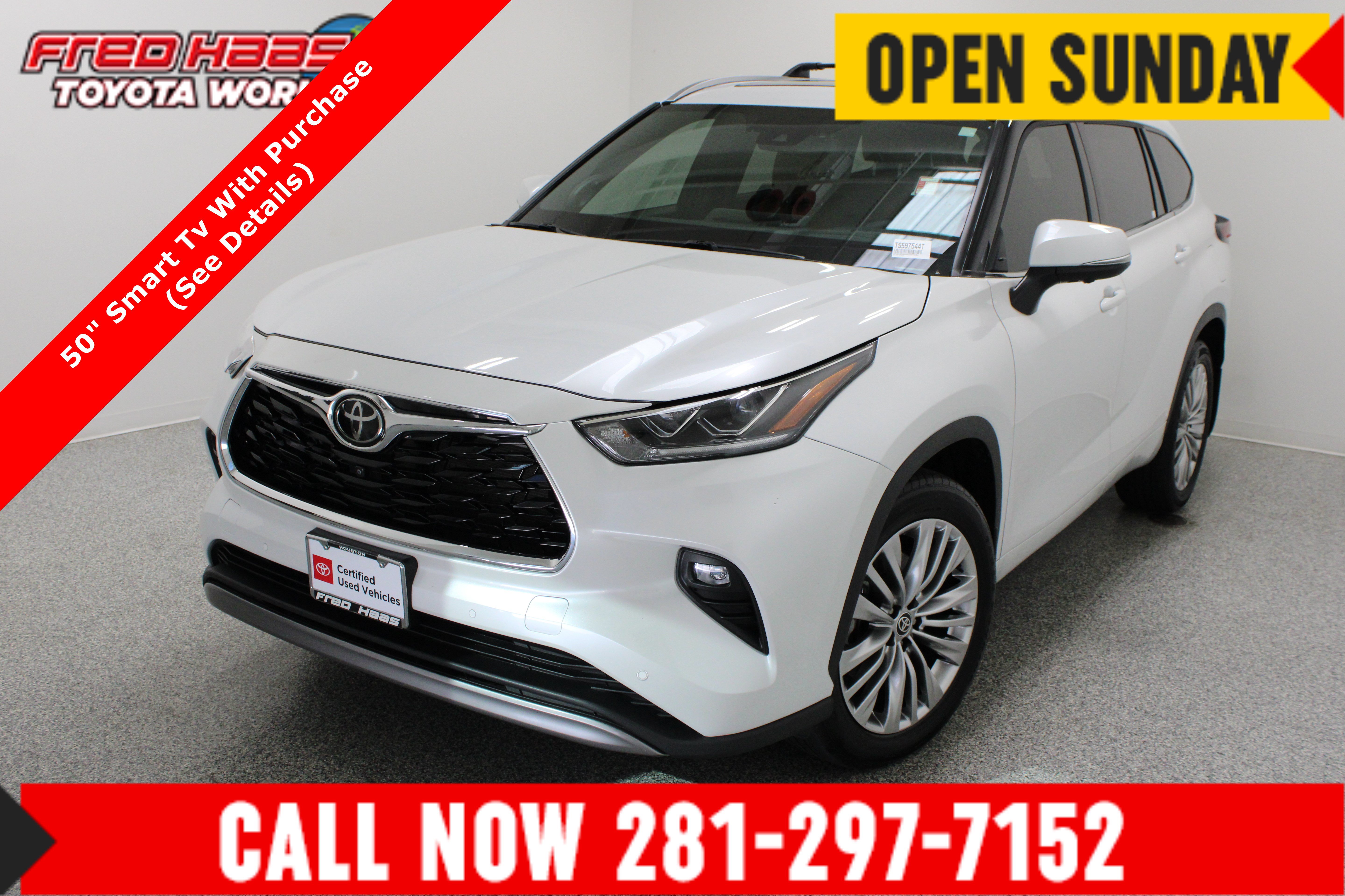 Certified 2026 Toyota Highlander Platinum
