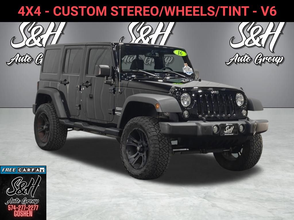 Used 2016 Jeep Wrangler Unlimited Sport w/ Quick Order Package 24S