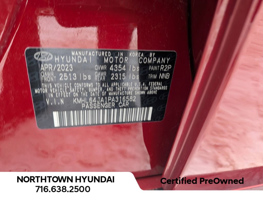 Certified 2023 Hyundai Sonata SEL w/ Cargo Package image 40