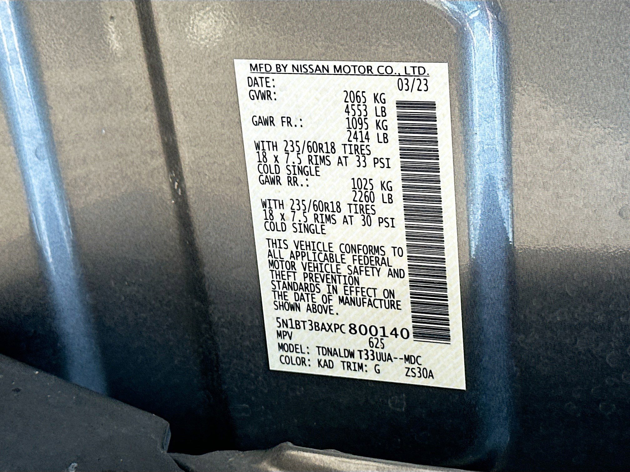 Certified 2023 Nissan Rogue SV image 30