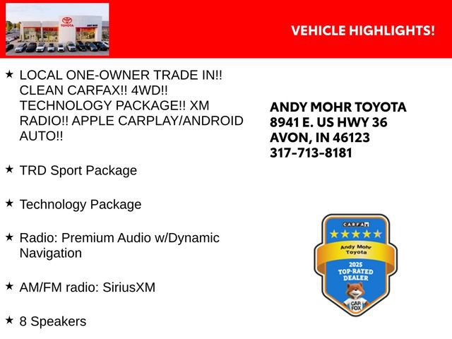 Used 2023 Toyota 4Runner TRD Sport w/ Technology Package AWD/4WD video 2