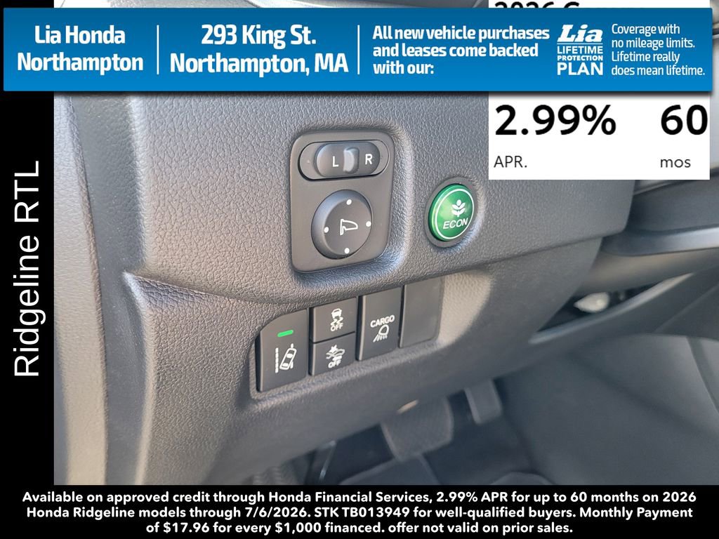 New 2026 Honda Ridgeline RTL image 16