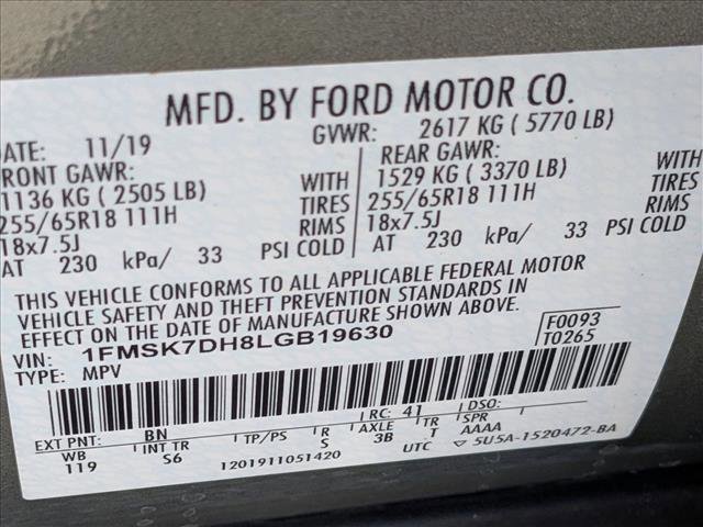 Used 2020 Ford Explorer XLT w/ Equipment Group 202A image 15