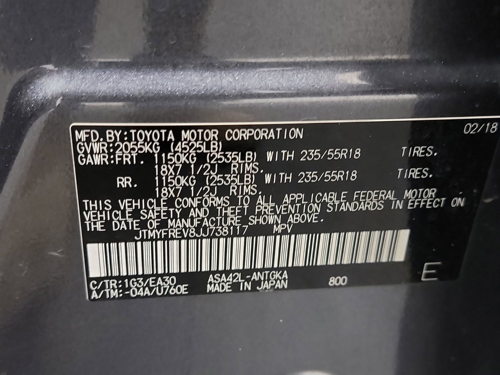 Used 2018 Toyota RAV4 Limited image 30