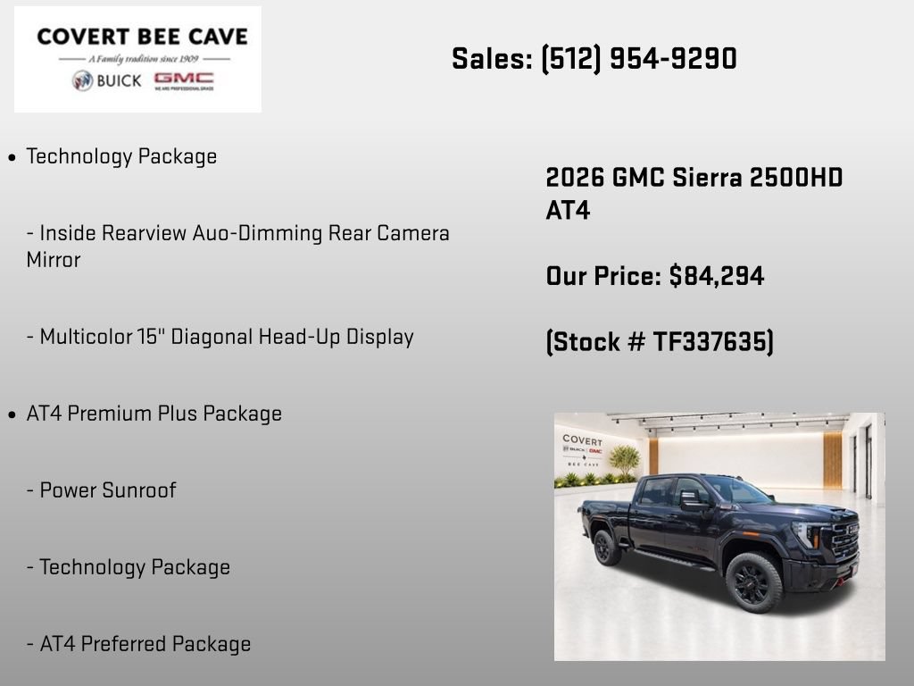 New 2026 GMC Sierra 2500 AT4 w/ AT4 Premium Plus Package AWD/4WD image 37