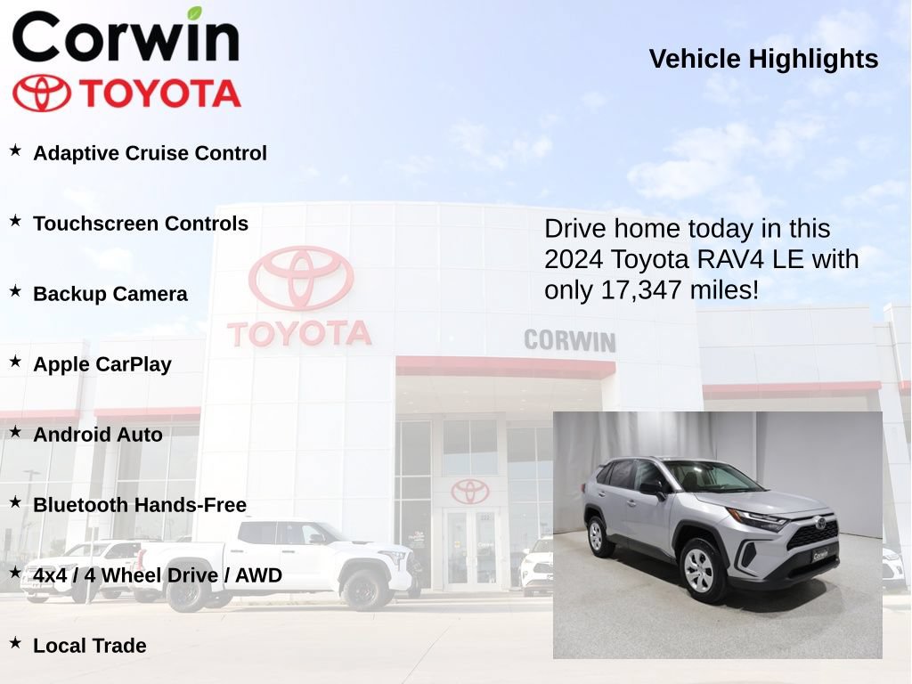 Used 2024 Toyota RAV4 LE AWD/4WD image 6