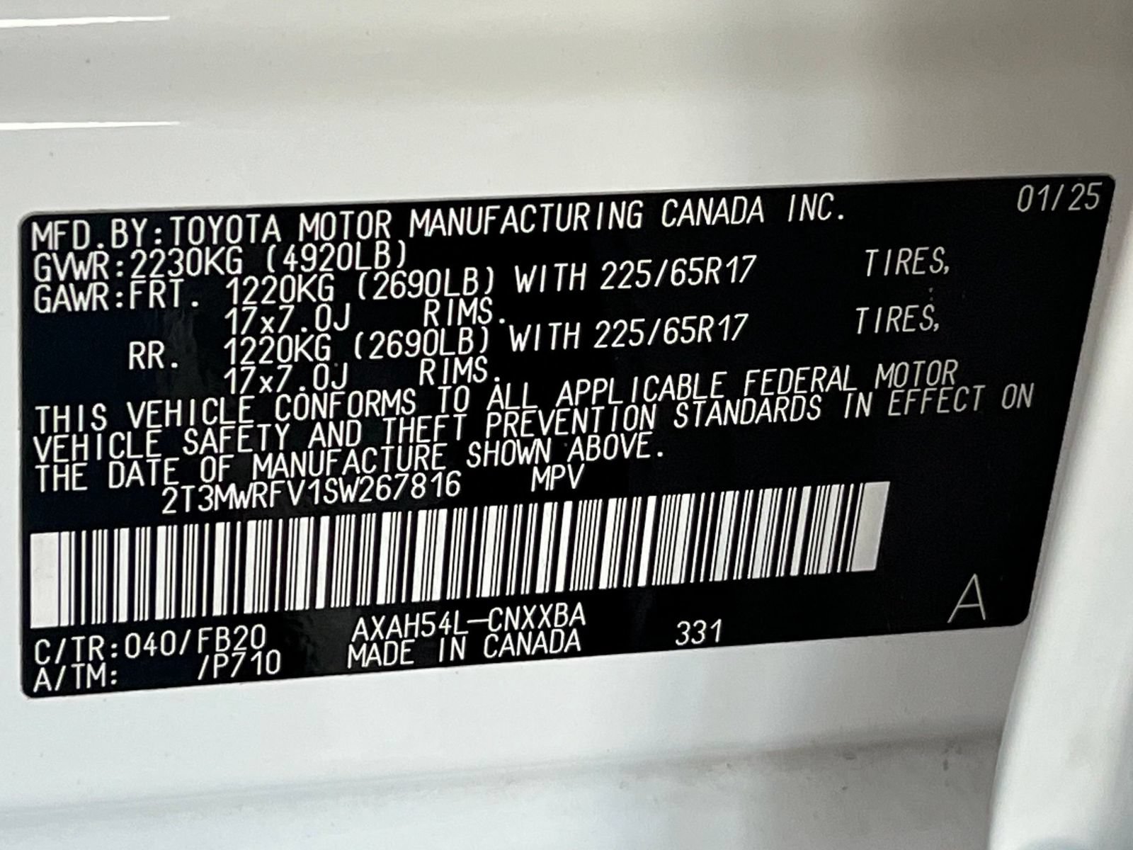 Used 2025 Toyota RAV4 LE AWD/4WD image 20