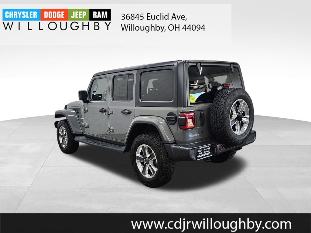 Used 2020 Jeep Wrangler Unlimited Sahara w/ Uconnect 4C Nav & Sound Group AWD/4WD image 6