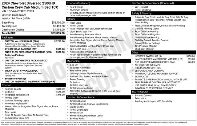 Used 2024 Chevrolet Silverado 2500 Custom w/ Custom Value Package image 6