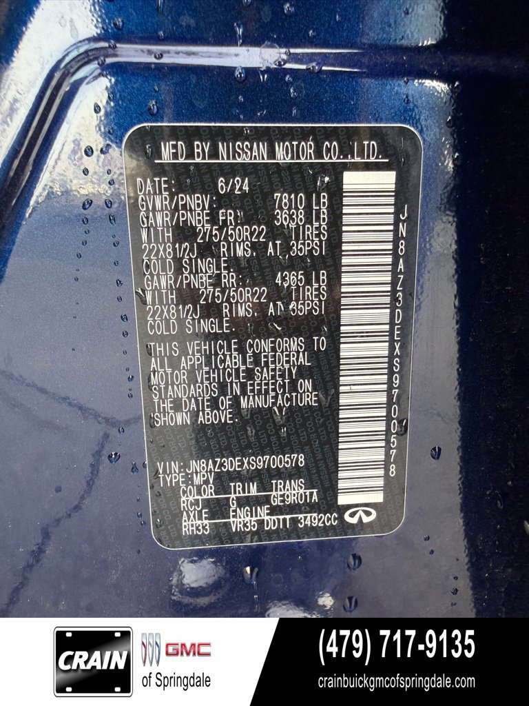 Used 2025 INFINITI QX80 Sensory AWD/4WD image 33