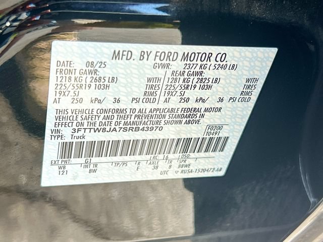 Used 2025 Ford Maverick XLT w/ Black Appearance Package AWD/4WD image 36
