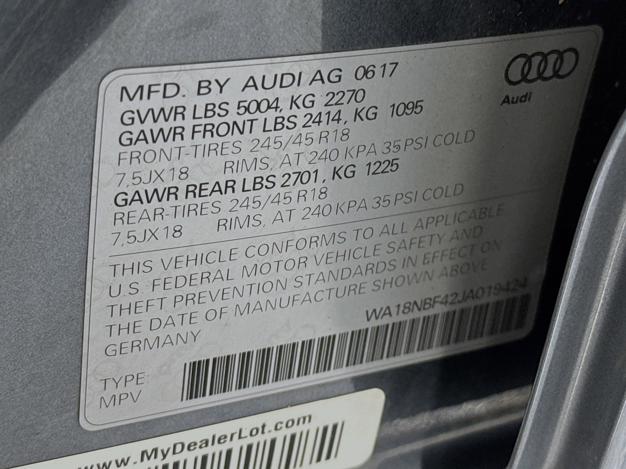 Used 2018 Audi A4 2.0T allroad Premium Plus AWD/4WD image 34