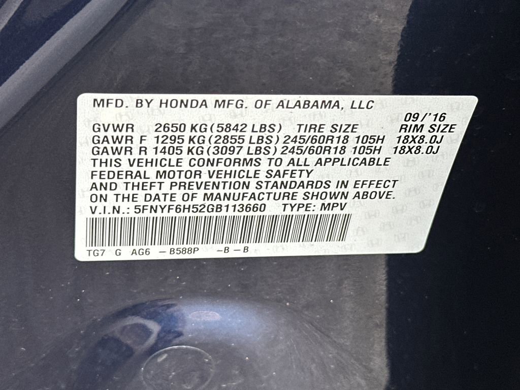 Used 2016 Honda Pilot EX-L image 34