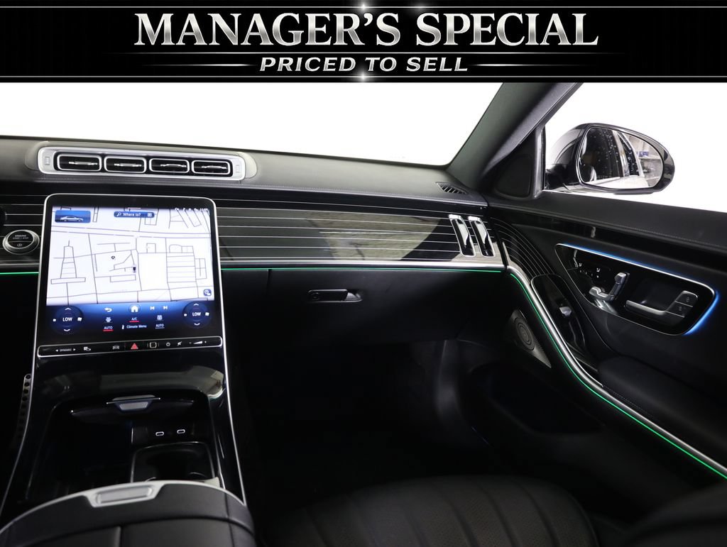 Used 2022 Mercedes-Benz S 500 4MATIC w/ AMG Line Package image 36