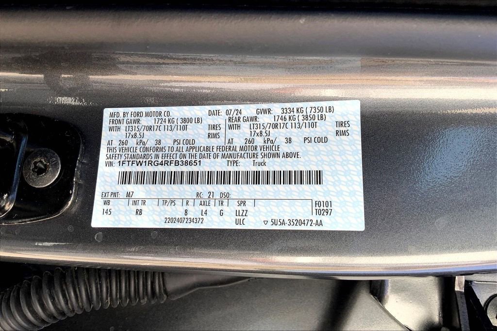 Used 2024 Ford F150 Raptor AWD/4WD image 32