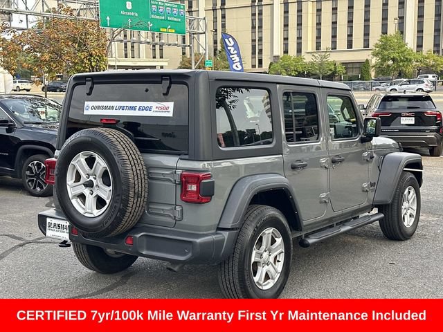 Certified 2021 Jeep Wrangler Unlimited Sport AWD/4WD image 3