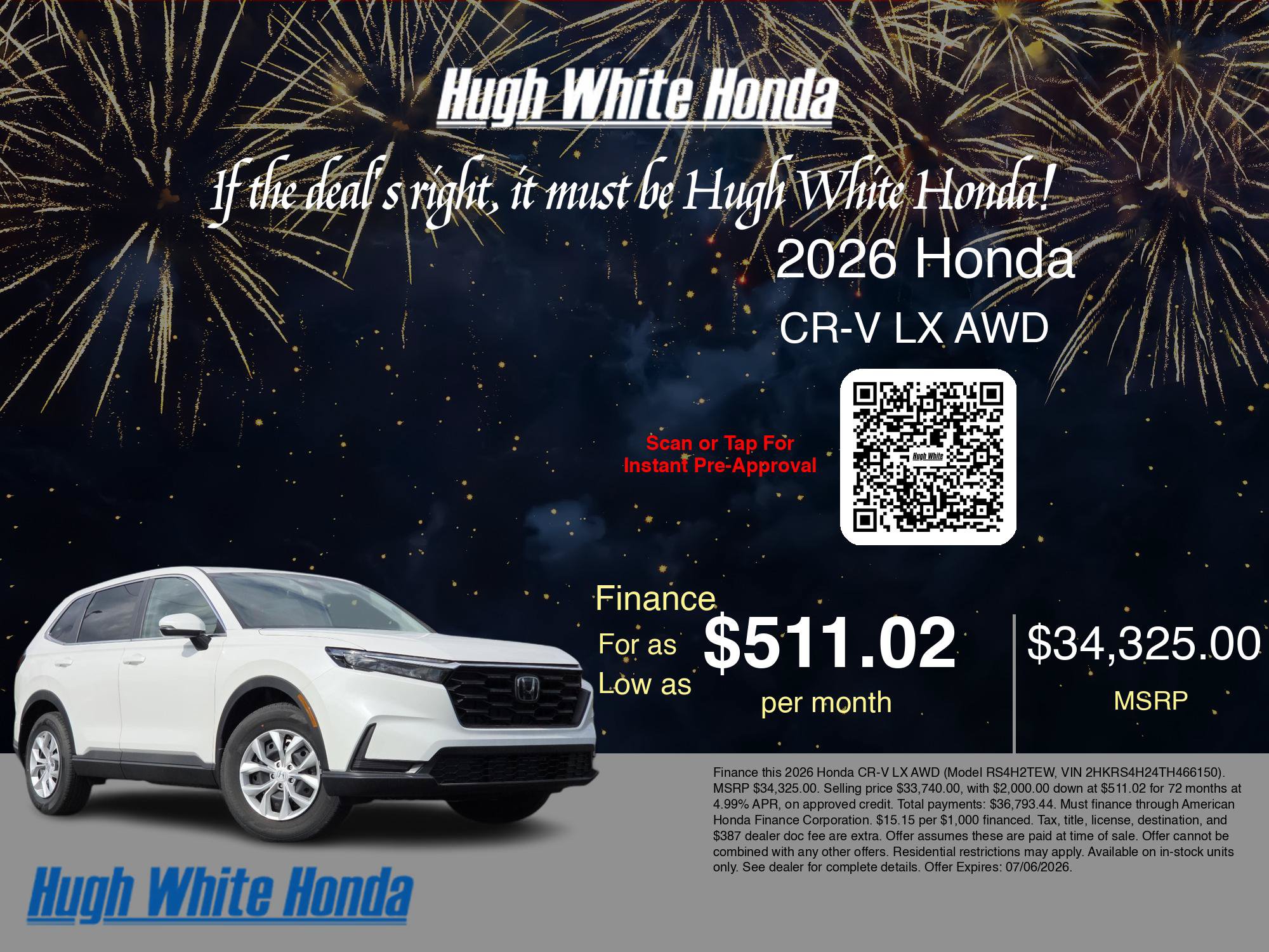 New 2026 Honda CR-V LX image 7