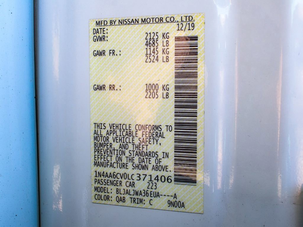 Used 2020 Nissan Maxima 3.5 SV w/ Floor Mat Group FWD image 14